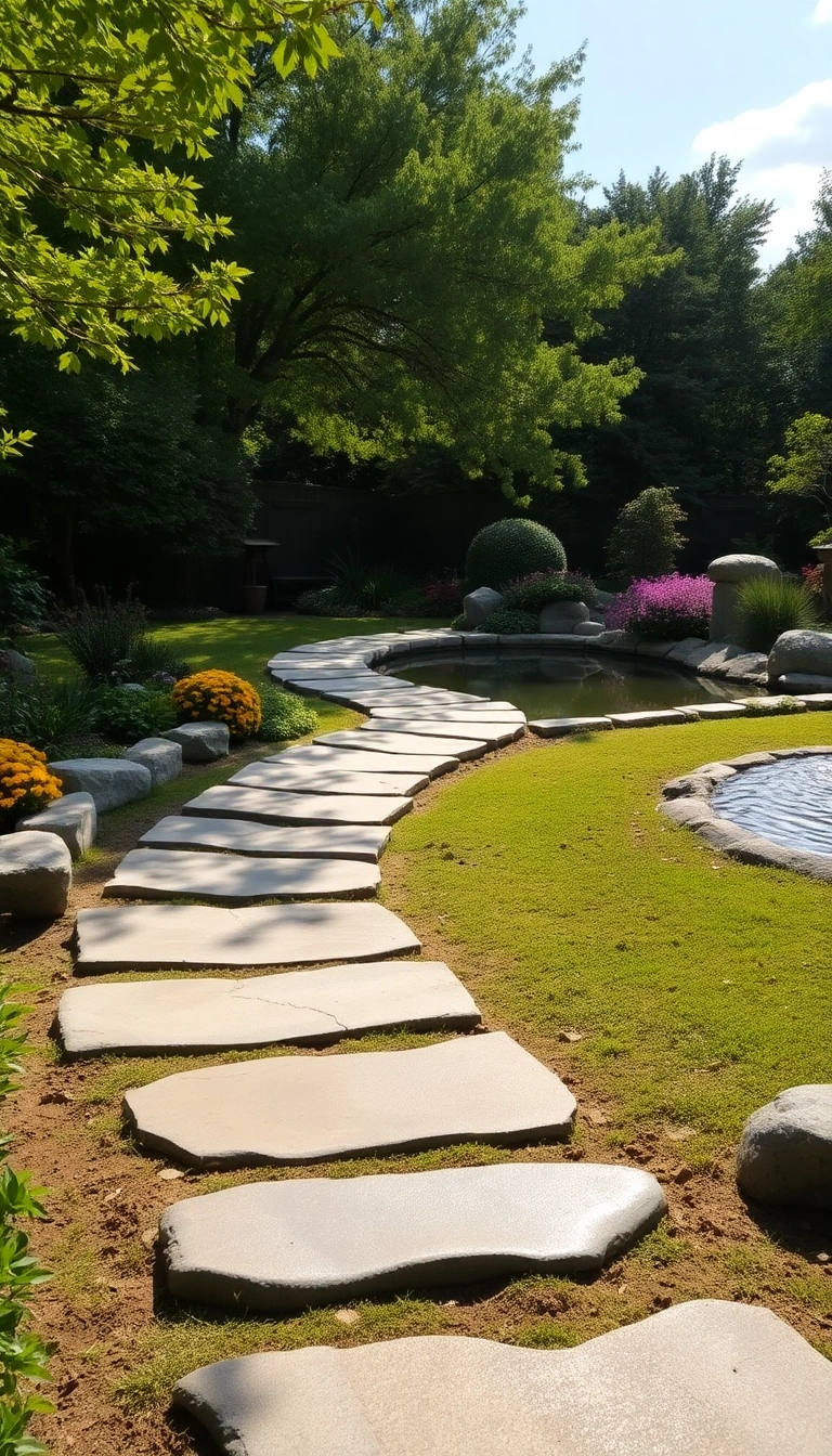 22 Stunning Zen Garden Designs Inspired by Traditional Japanese Aesthetics (You'll Be Amazed by #11!) - 9. Zen Garden Pathways