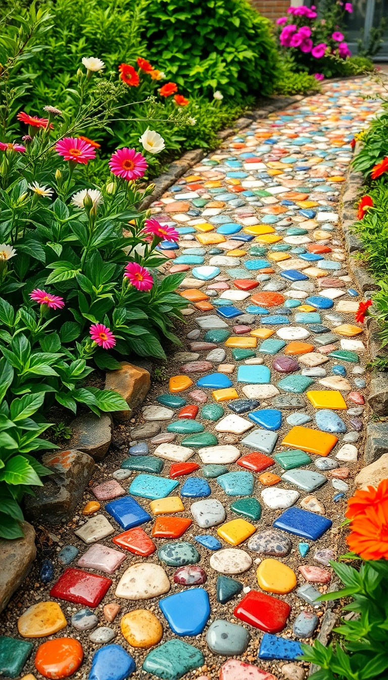 30 Creative Garden Design Ideas You Wish You Knew Sooner (Number 12 Will Blow Your Mind!) - 12. Mosaic Gardens: Art in Nature