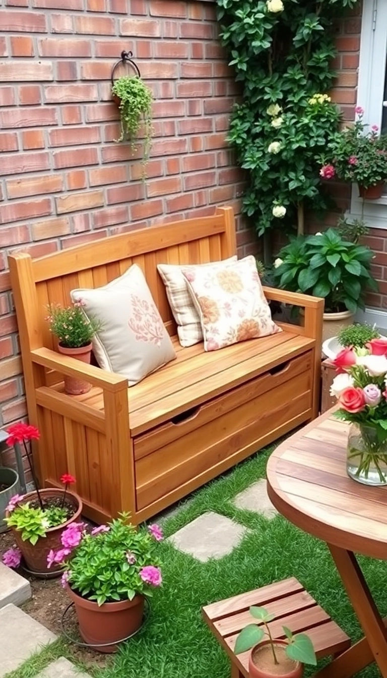 15 Creative Small Garden Design Hacks You Wish You Knew Sooner! - 2. Multi-Functional Furniture