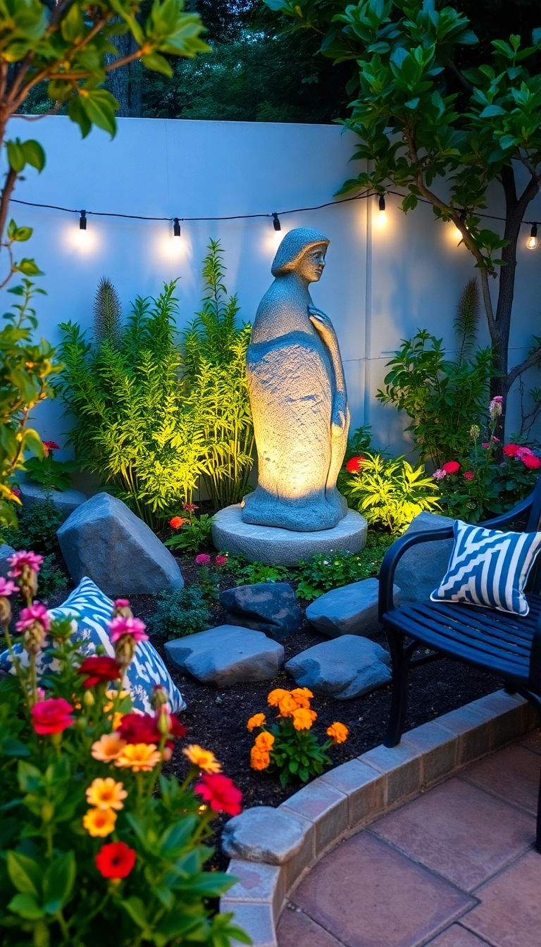 15 Creative Small Garden Design Hacks You Wish You Knew Sooner! - 5. Add a Focal Point