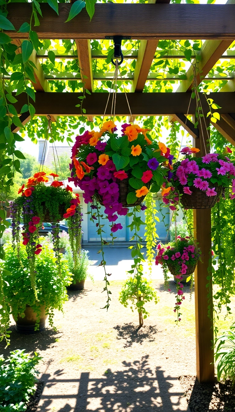 15 Creative Small Garden Design Hacks You Wish You Knew Sooner! - 7. Utilize Hanging Baskets