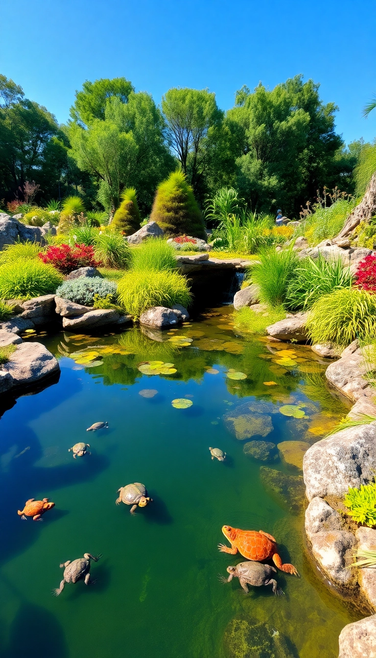 21 Gorgeous Water Garden Designs That Will Leave You in Awe (and Tips on Maintenance) - 12. Garden with Aquatic Wildlife Habitat