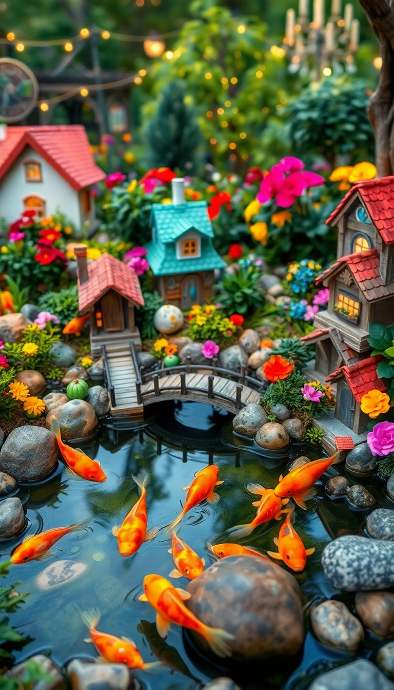 21 Gorgeous Water Garden Designs That Will Leave You in Awe (and Tips on Maintenance) - 5. Enchanted Fairy Garden Pond