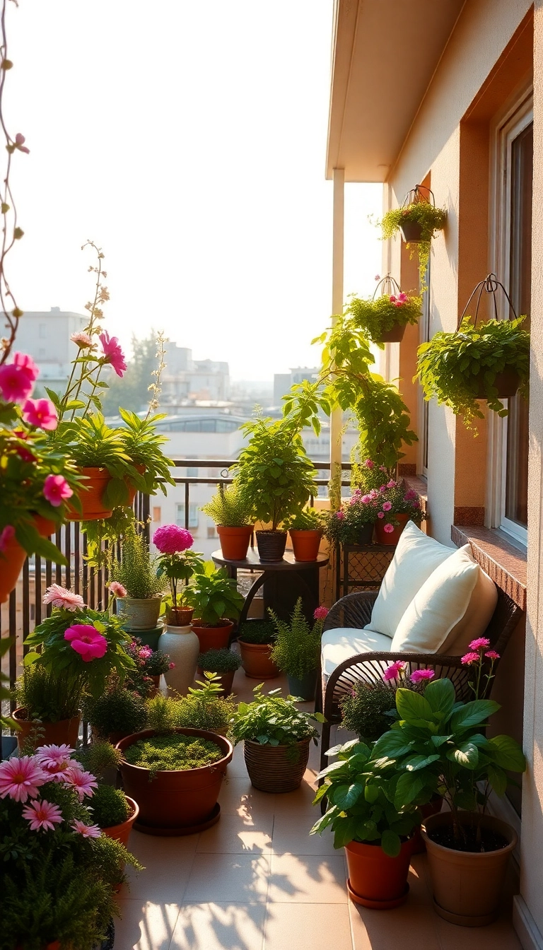 23 Balcony Garden Ideas That Will Transform Your Tiny Space into a Green Paradise! - 20. Artistic Trellis