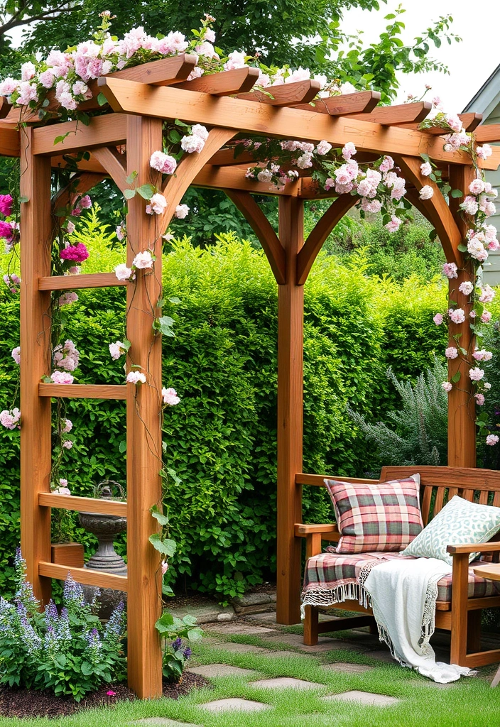 21 Small Garden Ideas That Will Transform Your Tiny Space into a Green Oasis! - 7. Garden Trellis