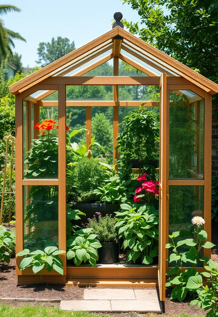 21 Small Garden Ideas That Will Transform Your Tiny Space into a Green Oasis! - 18. Small Greenhouses