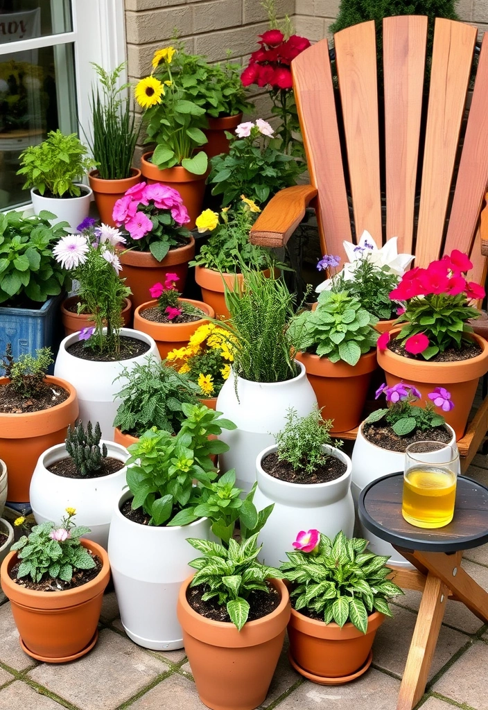 21 Small Garden Ideas That Will Transform Your Tiny Space into a Green Oasis! - 2. Container Gardening