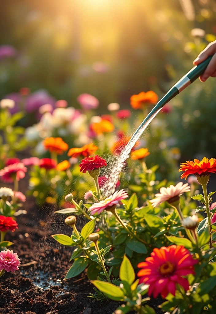 Unlock the Secrets: 21 Gardening Tips for a Blooming Flower Paradise! - 5. Water Wisely