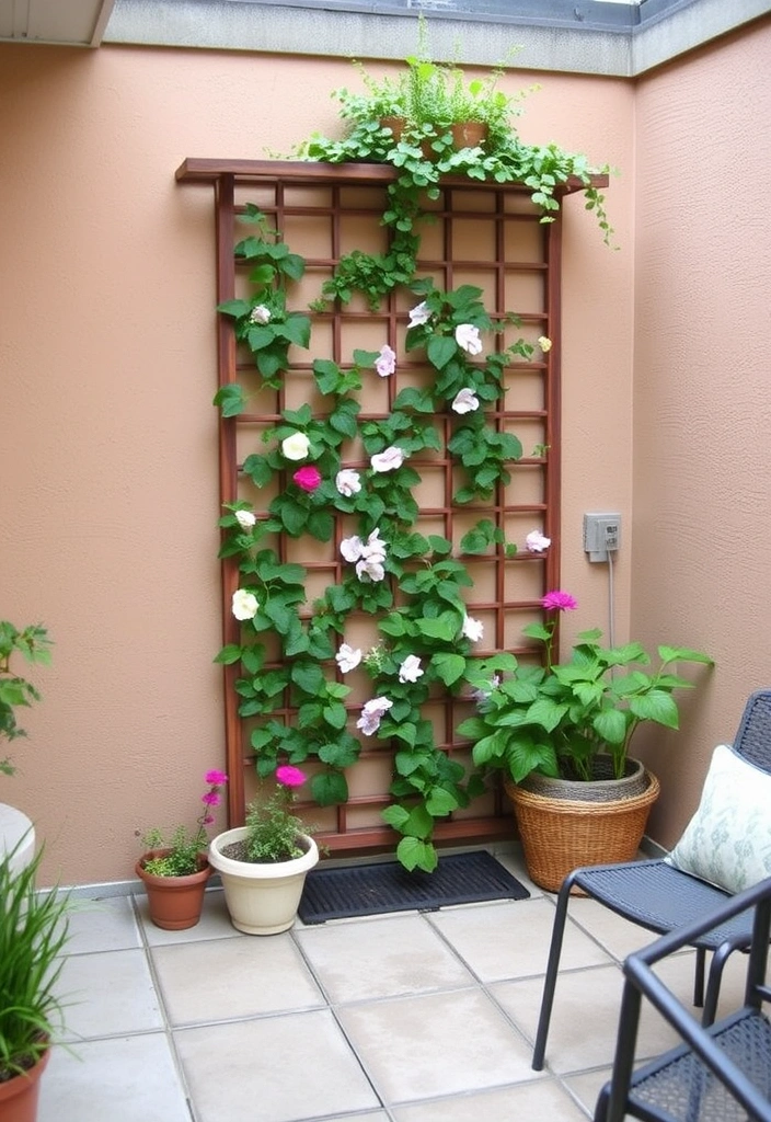 21 Garden Trellis Ideas That Will Transform Your Outdoor Space Forever! - 18. Trellis with Climbing Fruit Plants