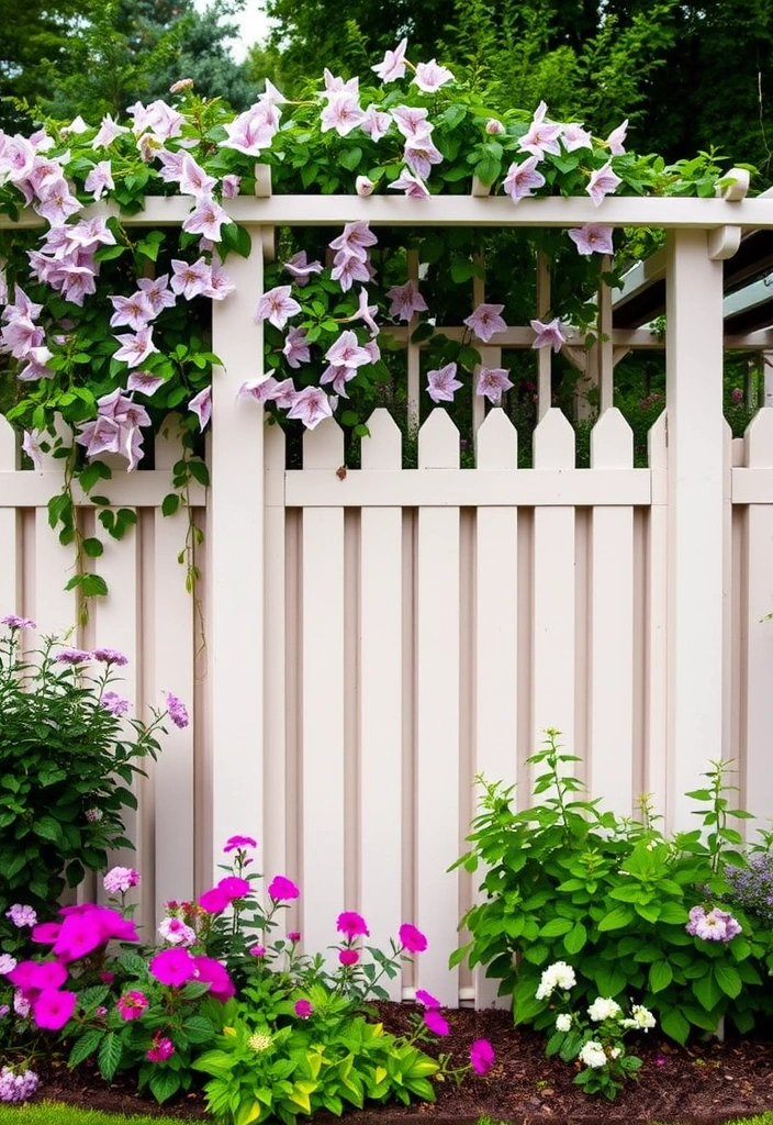 21 Garden Trellis Ideas That Will Transform Your Outdoor Space Forever! - 7. Trellis Fencing