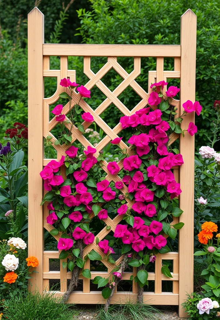 21 Garden Trellis Ideas That Will Transform Your Outdoor Space Forever! - 8. Decorative Trellis Panels