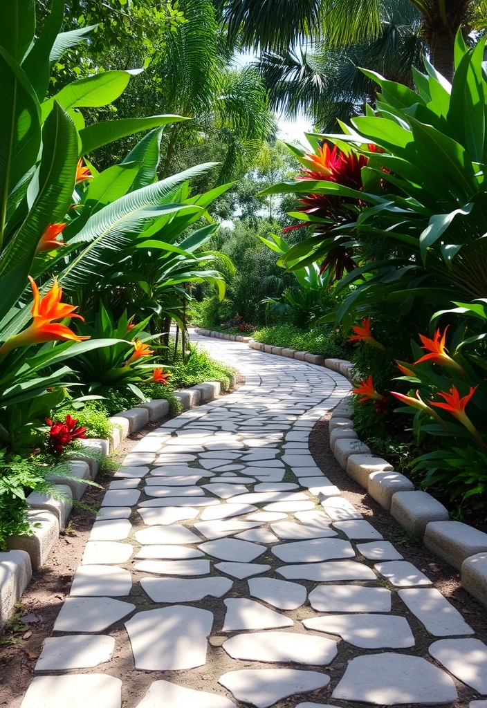 21 Tropical Garden Design Ideas to Transform Your Outdoor Oasis (You Won't Believe #12!) - 3. Tropical Pathways