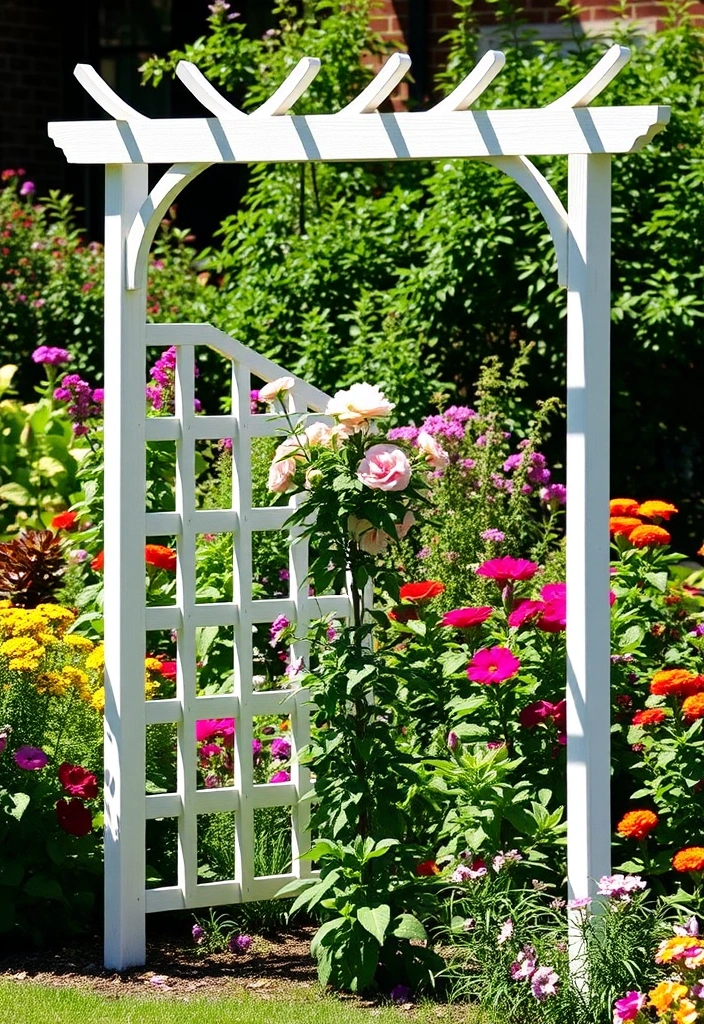 21 Garden Trellis Ideas That Will Transform Your Outdoor Space Forever! - 9. Freestanding Trellis