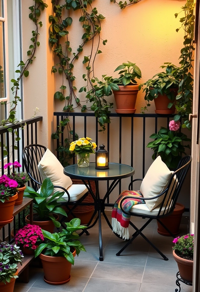 21 Small Balcony Garden Ideas That Will Transform Your Outdoor Space (You Won't Believe #10!) - 2. Cozy Seating Nooks