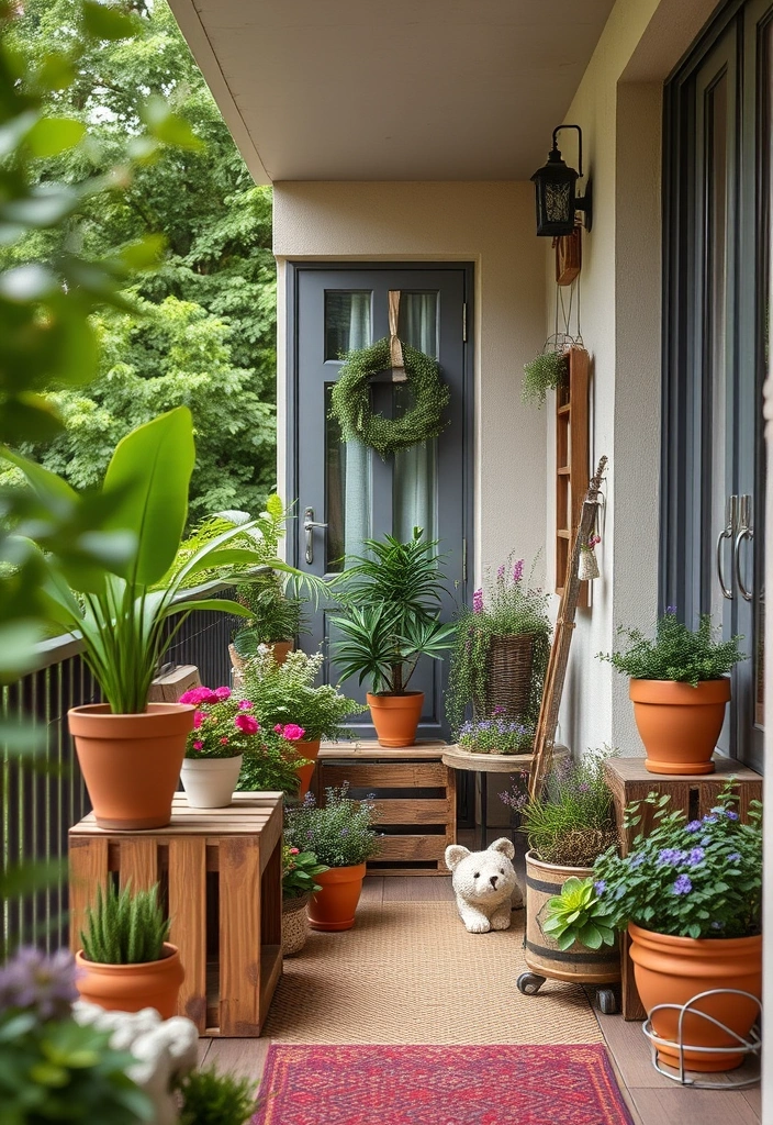 21 Small Balcony Garden Ideas That Will Transform Your Outdoor Space (You Won't Believe #10!) - 20. Nature-Inspired Decor