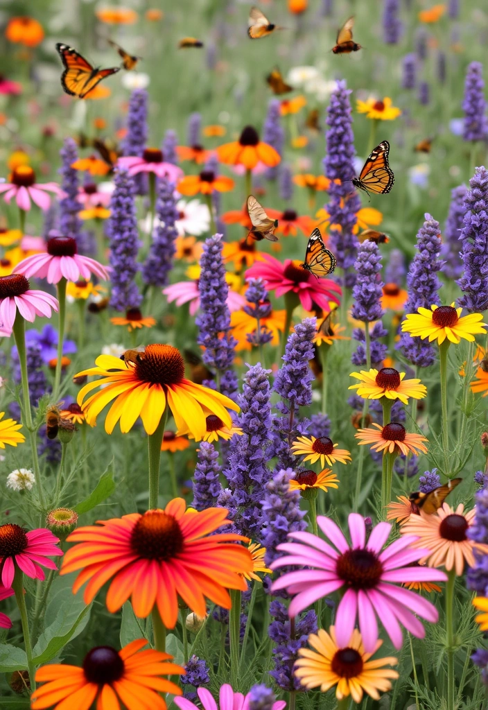 21 Garden Ideas for Your Backyard That Will Transform Your Outdoor Space! - 11. Pollinator Gardens: Nature’s Helpers