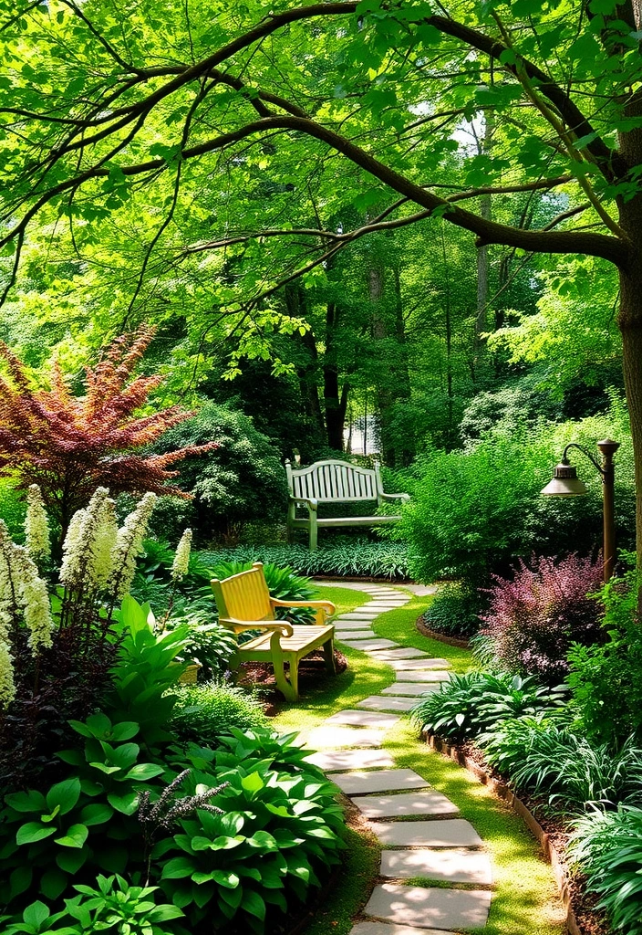 21 Garden Ideas for Your Backyard That Will Transform Your Outdoor Space! - 13. Shade Gardens: Cool Comfort