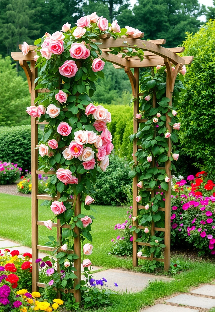 21 Garden Ideas for Your Backyard That Will Transform Your Outdoor Space! - 18. Garden Trellises: Support and Style